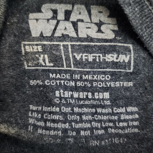 Star Wars The Last Jedi Crew Neck Graphic Print T-Shirt | XLarge - Picture 9 of 9